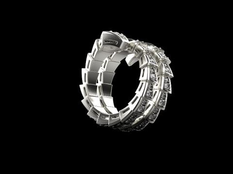 Serpent Ring 51111 Model 3D
