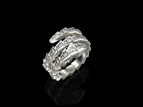 Serpent Ring 51111 3D Model