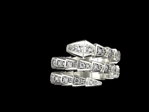 Serpent Ring 51111 3D Model