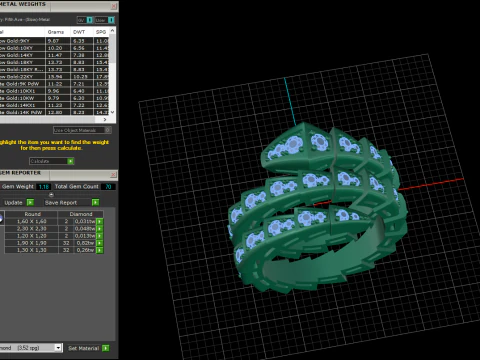 Serpent Ring 51111 3D Model