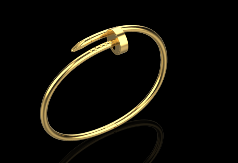 Nail Bracelet 51088 3D Модель .c4d .max .obj .3ds .fbx .stl .blend 
