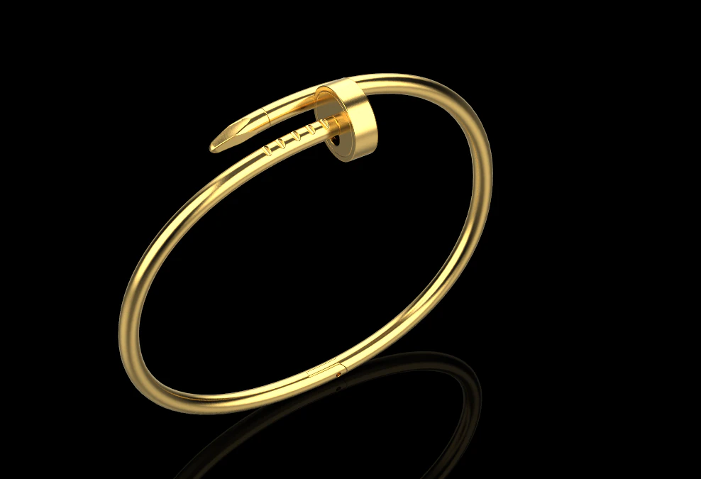 Nail Bracelet 51088 3D Model .c4d .max .obj .3ds .fbx .stl .blend 