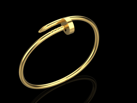 Nail Bracelet 51088 Model 3D