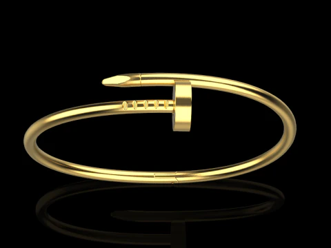 Nail Bracelet 51088 3D Model