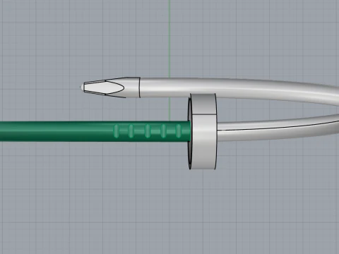 Nail Bracelet 51088 3D Model