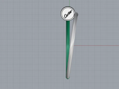 Nail Bracelet 51088 3D Model