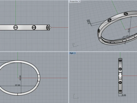 Bileklik 51085 3D Model