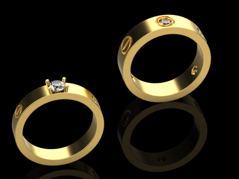 Rings 51038 3D Model