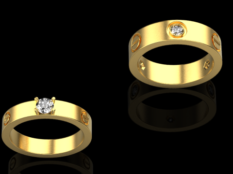 Rings 51038 3D Model