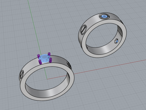 Rings 51038 3D Model