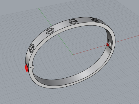 Bracelet 51036 Modello 3D