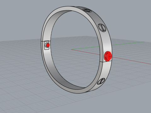 Bracelet 51036 Modello 3D