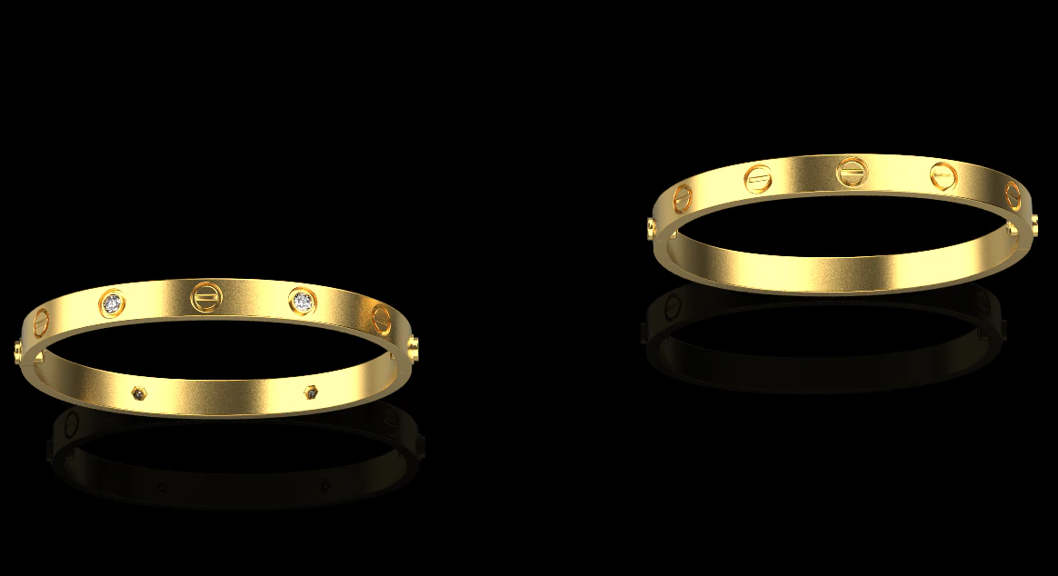 Bracelets 51022 3D Model .c4d .max .obj .3ds .fbx .stl .blend