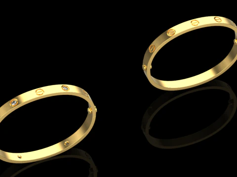 Bracelets 51022 3D Model