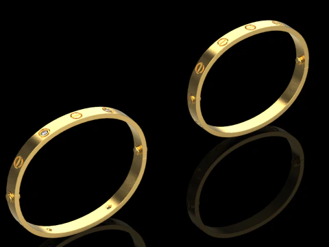 Bracelets 51022 3D Model