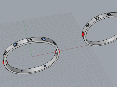 Bracelets 51022 3D Model