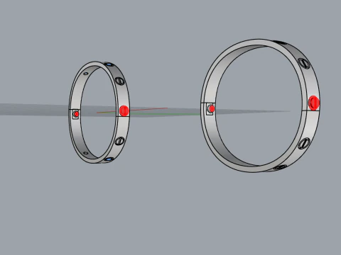 Bracelets 51022 3D Model