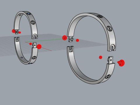 Bracelets 51022 Modelo 3D