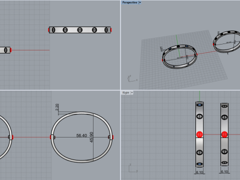 Bracelets 51022 Modelo 3D