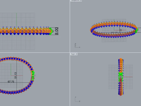 Bracelet 31001 3D Model