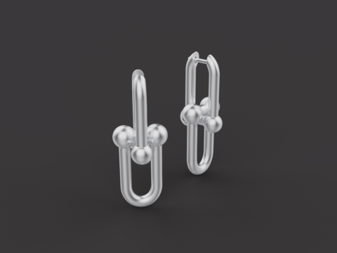 Earrings 30597 3D 模型
