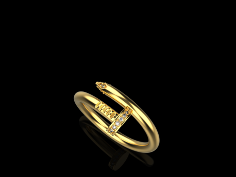 Nail Ring 30525 3D Model