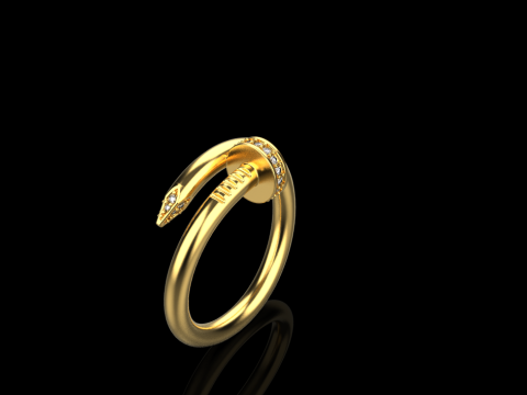 Nail Ring 30525 3D Model