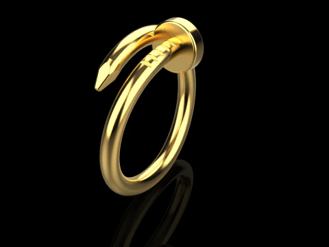 Nail Ring 30490 3D Model