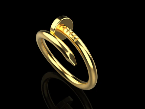 Nail Ring 30490 3D Model