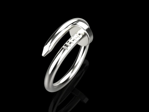Nail Ring 30490 3D Model