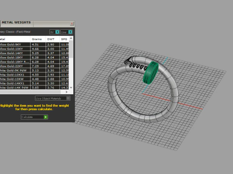 Nail Ring 30490 3D Model