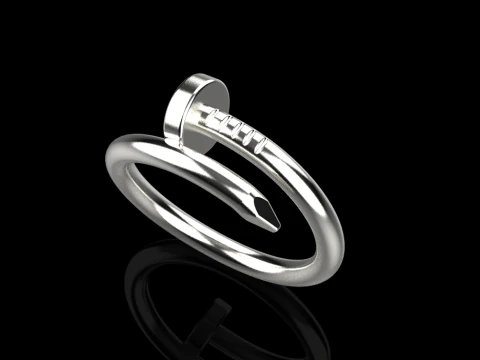 Nail Ring 30490 3D Model