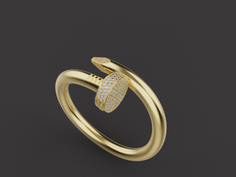 Nail Ring 30584 3D Model