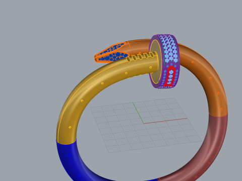 Nail Ring 30584 3D Model