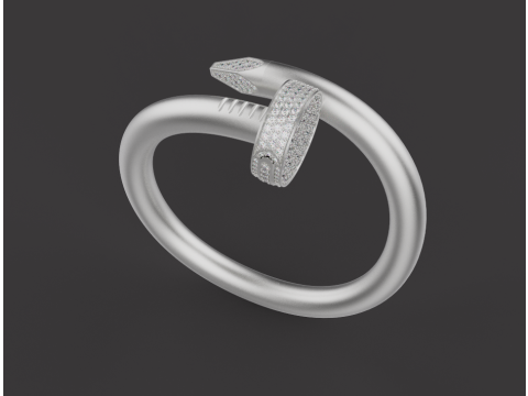 Nail Ring 30584 3D Model