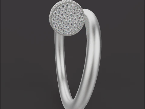 Nail Ring 30584 3D Model