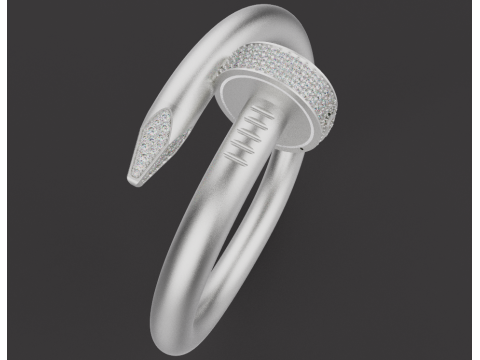 Nail Ring 30584 3D Model
