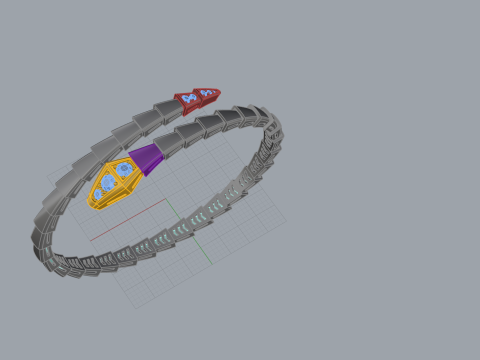 Serpent Bracelet 30780 3D Model