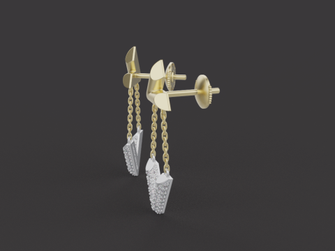 Earrings 30380 3D 모델