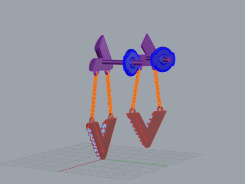 Earrings 30380 3D Model