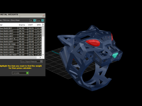 Panther Ring 30314 3Dモデル