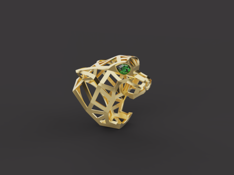 Panther Ring 30179 3D Модель