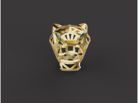 Panther Ring 30179 3D Model