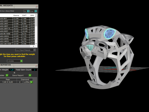 Panther Ring 30179 3D Model
