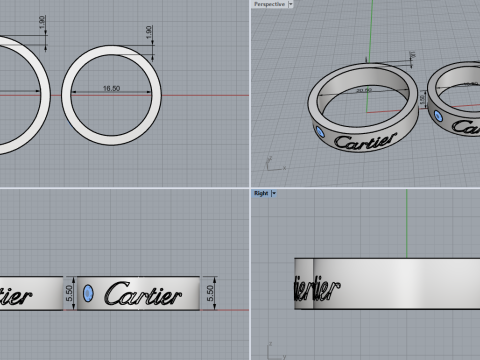 Rings 30120 3D Model