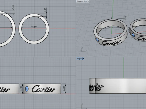 Rings 30120 3D Model