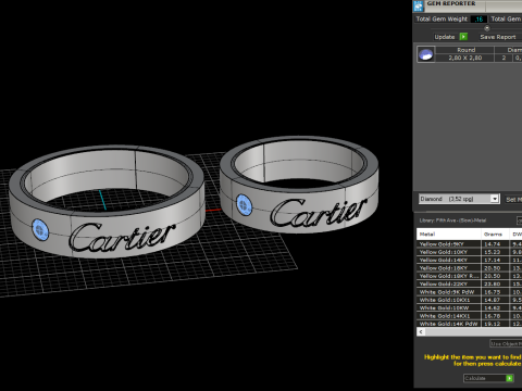 Rings 30120 3D Model