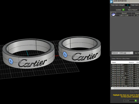 Rings 30120 3D Model
