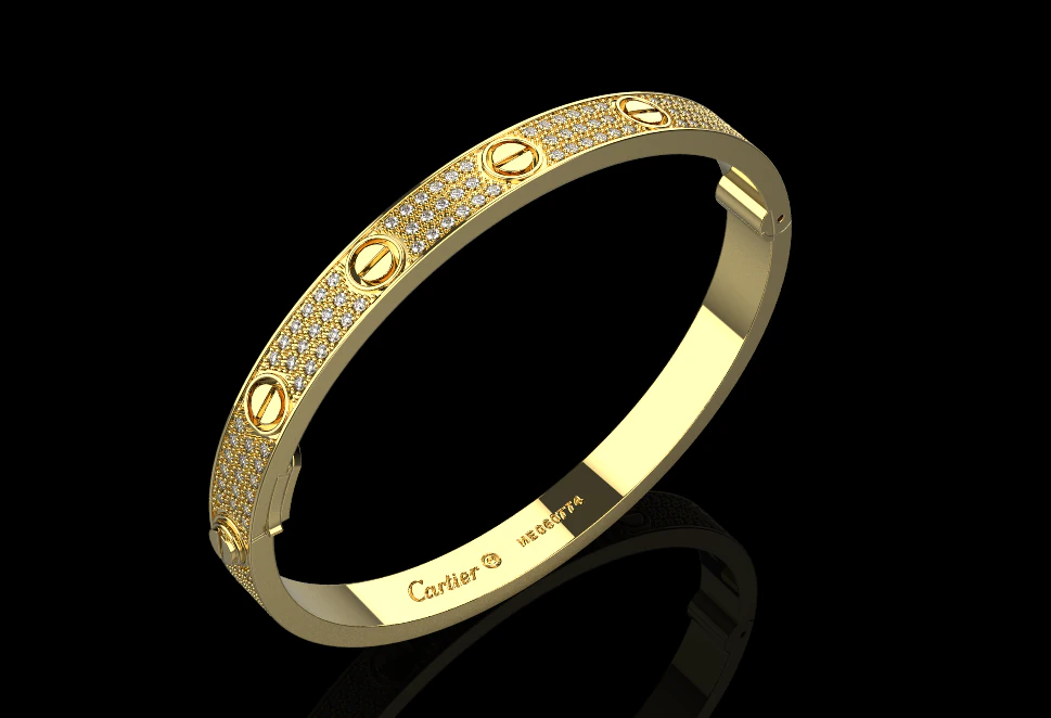 Bracelet 29394 3D Model .c4d .max .obj .3ds .fbx .stl .blend 