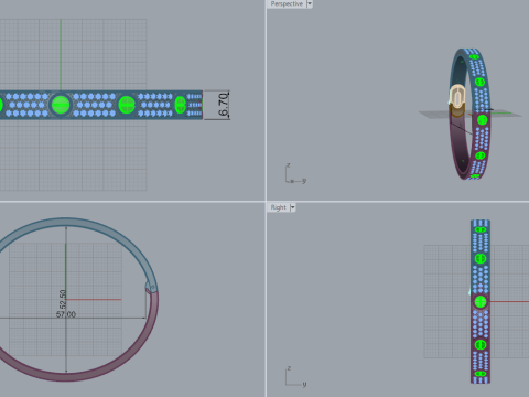 Bracelet 29394 3D 模型